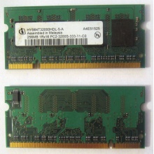 Модуль памяти для ноутбуков 256MB DDR2 SODIMM PC3200 (Долгопрудный)