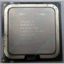 Процессор Intel Celeron D 346 (3.06GHz /256kb /533MHz) SL9BR s.775 (Долгопрудный)