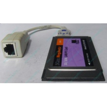 Сетевая карта для ноутбука 3COM Mehahertz 3CCFE574BT (PCMCIA) - Долгопрудный